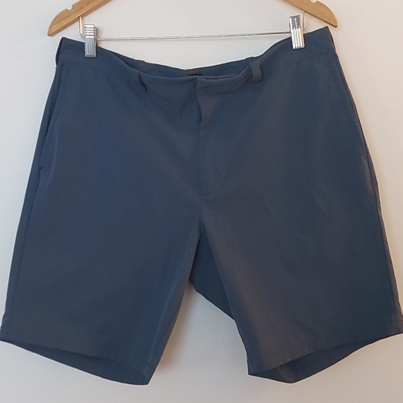 J. Crew Gramercy 9" Inseam Flat Front Shorts Slate Blue  Size 34 - Picture 2 of 9